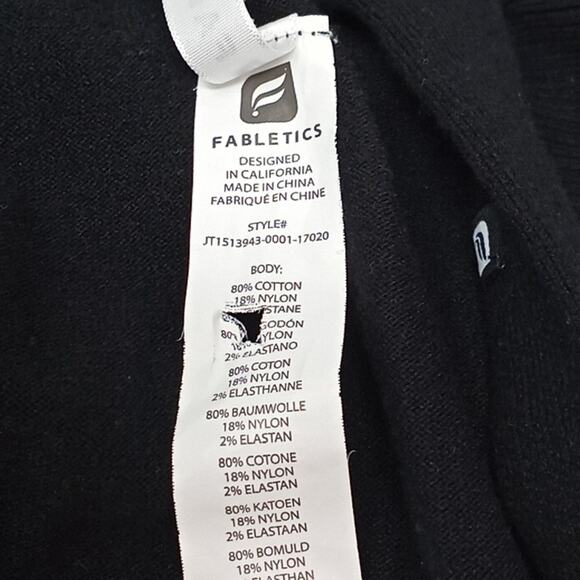 Fabletics Women's Black Knit Savanna Wrap Shrug Sweater NWT Size XS 4 - Picture 11 of 14